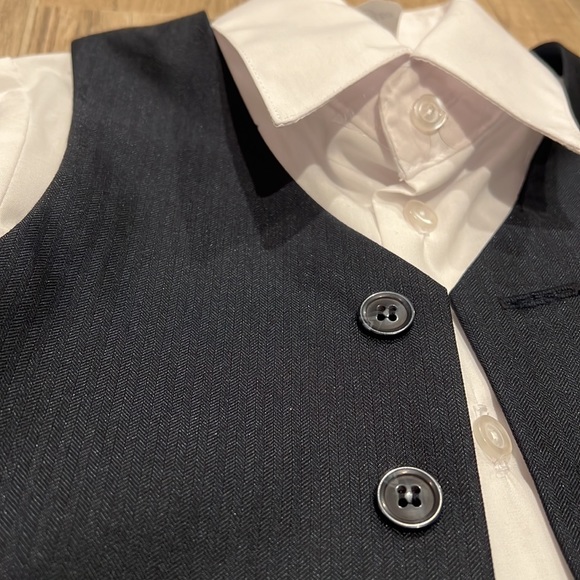 ❗️BUNDLE SALE 4 for $20 - NEW No Tag Boys SHIRT and VEST SET - Size 4 - Picture 5 of 9